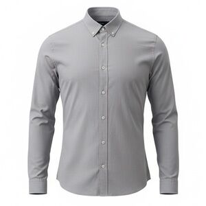 Vince Men’s Gray Casual Button Down Long Sleeve Shirt Size M